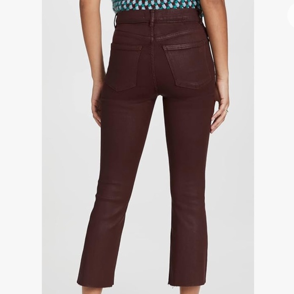 DL1961 Bridget Boot High Rise Instasculpt Crop Jean in Sequoia - Size 32 - Picture 2 of 12